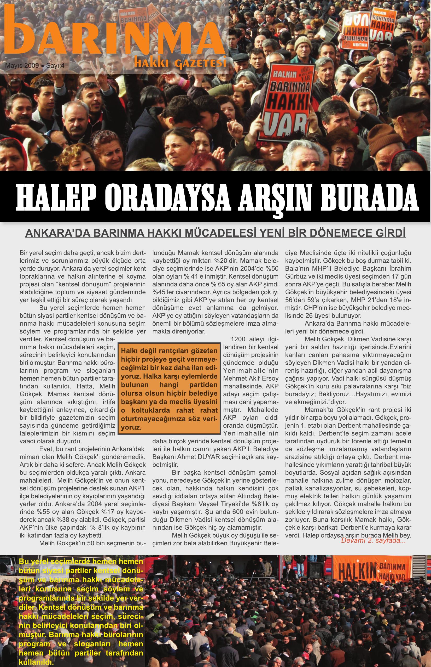 Barınma Hakkı Gazetesi (Sayı: 4)