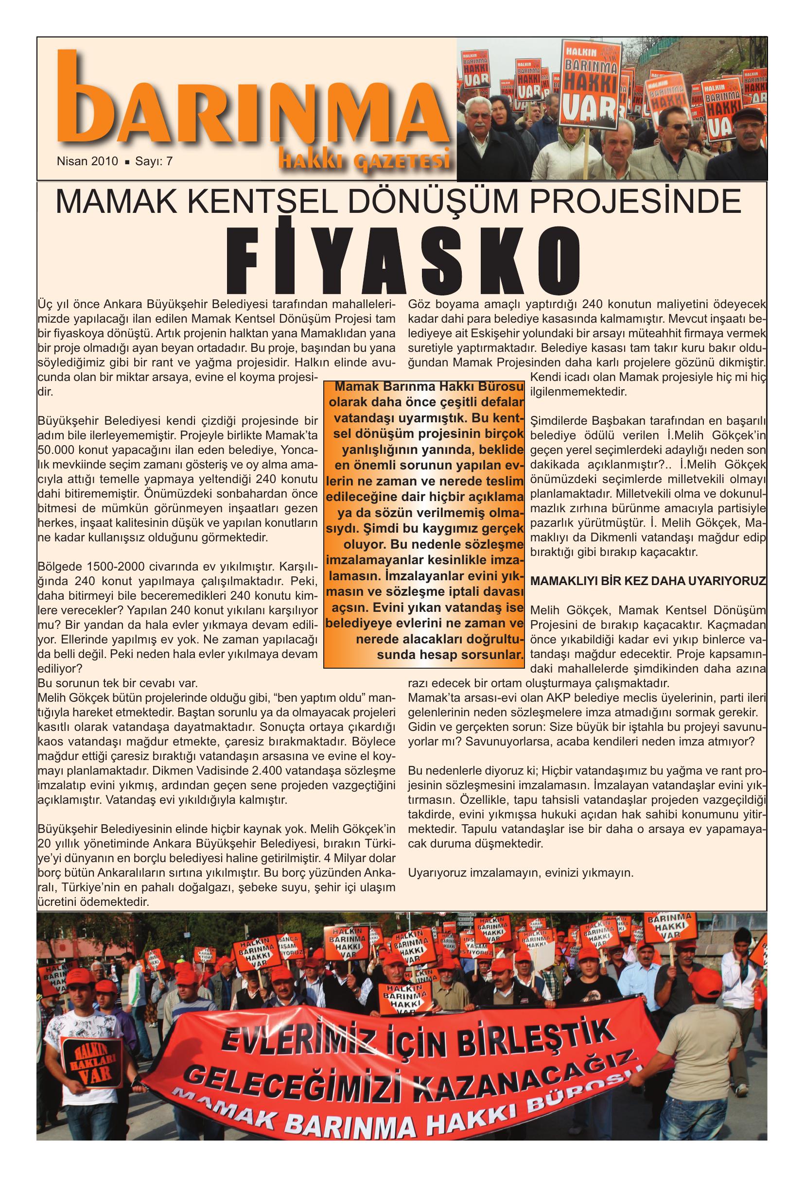 Barınma Hakkı Gazetesi (Sayı: 7)